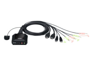 Aten CS22H interruptor KVM Negro