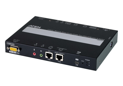 Aten 1 switch KVM a través de IP VGA de un solo puerto para