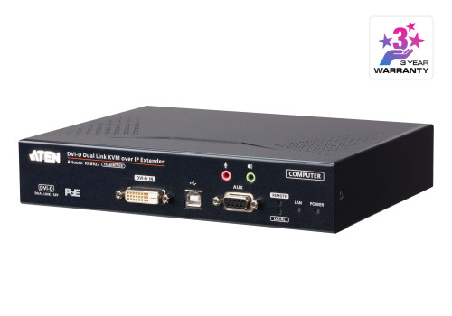 Aten Transmisor KVM por IP DVI-D dual link 2K con SFP dual