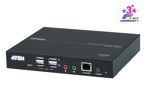 Aten Estación de consola por IP KVM HDMI dual - Imagen 2