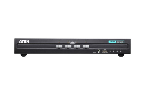 ATEN Switch KVM seguro DVI USB de 4 puertos (compatible