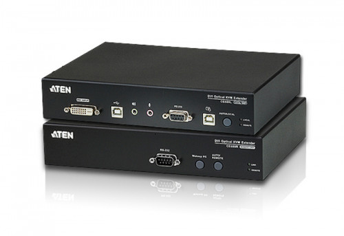 ATEN Extensor KVM óptico DVI USB (1920 x 1200 a 600m)