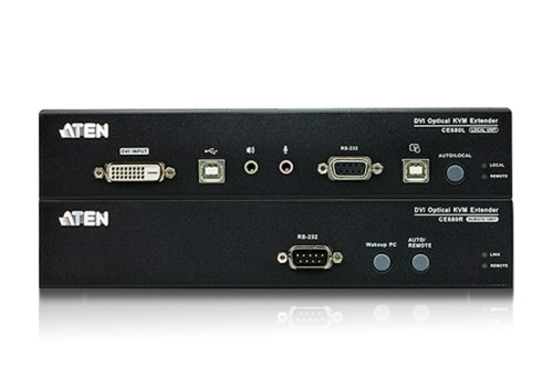 ATEN Extensor KVM óptico DVI USB (1920 x 1200 a 20km) - Imagen 4