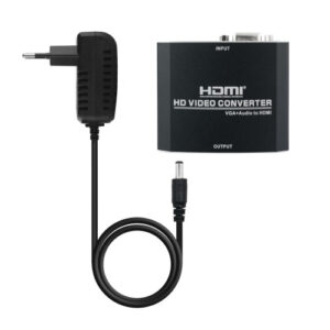 NANOCABLE CONVERSOR SVGA+AUDIO A HDMI CON ALIM., SVGA/H+JACK