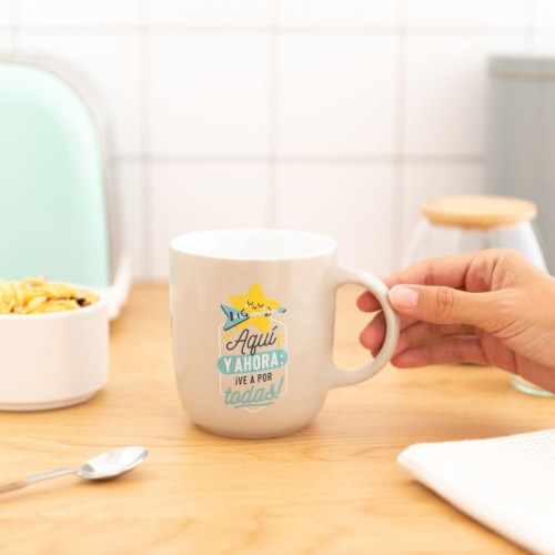 TAZA - AQUÍ Y AHORA: ¡VE A POR TODAS! MR.WONDERFUL WOA11292E - Imagen 5