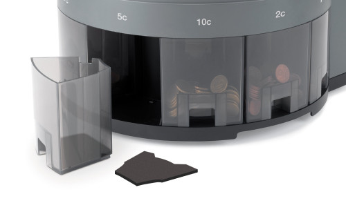 CONTADORA CLASIFICADORA DE MONEDAS 1450 SAFESCAN 112-0599 - Imagen 7