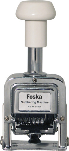 NUMERADOR FOSKA 5 MM 8 BANDAS COLOP NUMF.ZS508