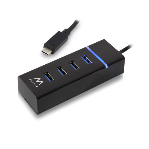 Ewent EW1137 hub de interfaz USB 3.2 Gen 1 (3.1 Gen 1) Type- - Imagen 2