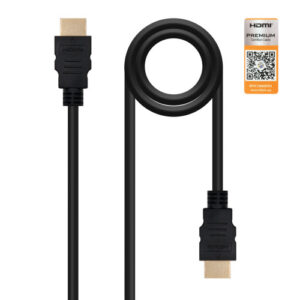 Nanocable HDMI V2.0, 0.5m cable HDMI 0,5 m HDMI tipo A (Está