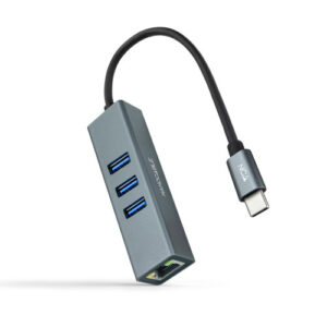 Nanocable Conversor USB-C a Ethernet Gigabit + 3XUSB 3.0