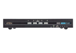 ATEN Switch KVM de seguridad avanzada DVI USB de 4 puertos