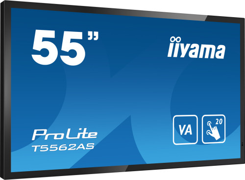 MONITOR IIYAMA 55" 4K 20P TACTIL IPS (T5562AS-B1) 3840X2160 - Imagen 3