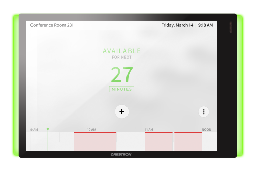 CRESTRON 7 IN. ROOM SCHEDULING TOUCH SCREEN, BLACK SMOOTH - Imagen 2