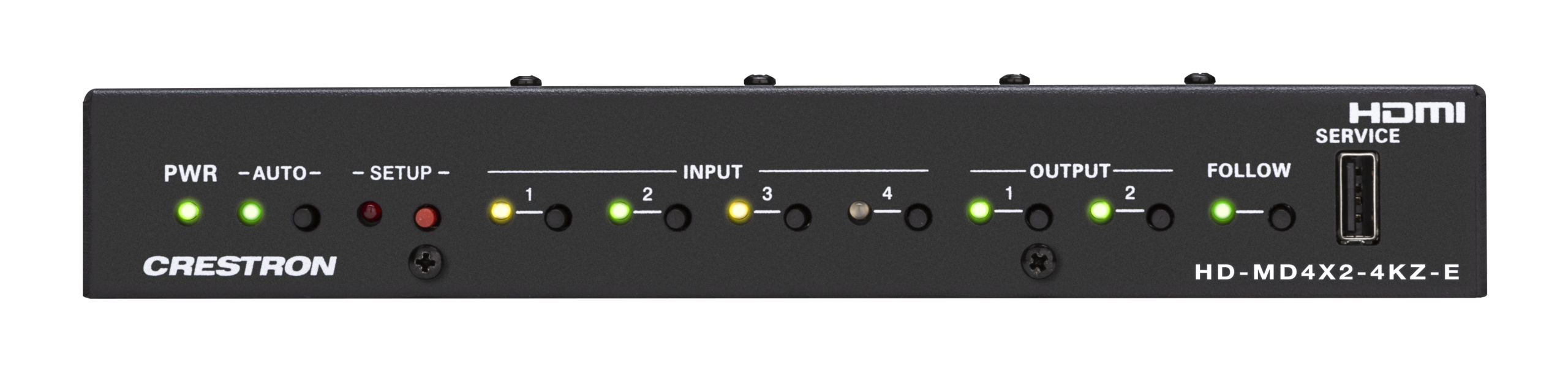 CRESTRON 4X2 4K60 4:4:4 HDR AV SWITCHER (HD-MD4X2-4KZ-E) - Imagen 3