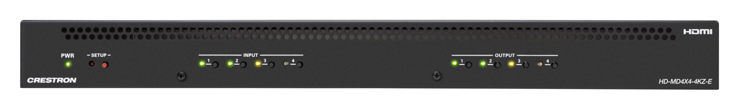 CRESTRON 4X4 4K60 4:4:4 HDR AV SWITCHER (HD-MD4X4-4KZ-E) - Imagen 3