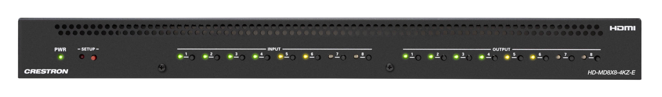 CRESTRON 8X8 4K60 4:4:4 HDR AV SWITCHER (HD-MD8X8-4KZ-E) - Imagen 3