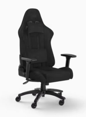SILLA CORSAIR GAMING TC100 RELAXED FABRIC NEGRA CF-9010051-W