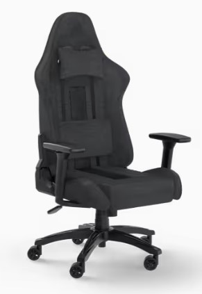 SILLA CORSAIR GAMING TC100 RELAXED FABRIC GRIS/NEGRA CF-9010