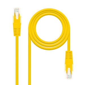 NANOCABLE CABLE RED LATIGUILLO RJ45 CAT.6 UTP AWG24, AMARILL