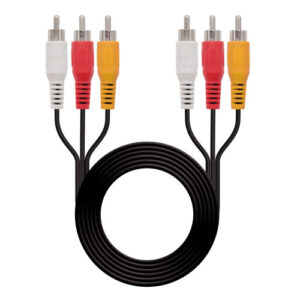 NANOCABLE CABLE AUDIO VIDEO, 3XRCA/M-3XRCA/M, 30 M (10.24
