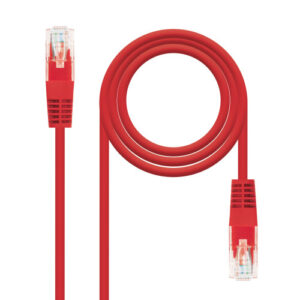 NANOCABLE CABLE RED LATIGUILLO RJ45 CAT.5E UTP AWG24, ROJO