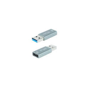 Nanocable Adaptador USB-A 3.1 GEN2 a USB-C, USB-A/M-USB-C/H