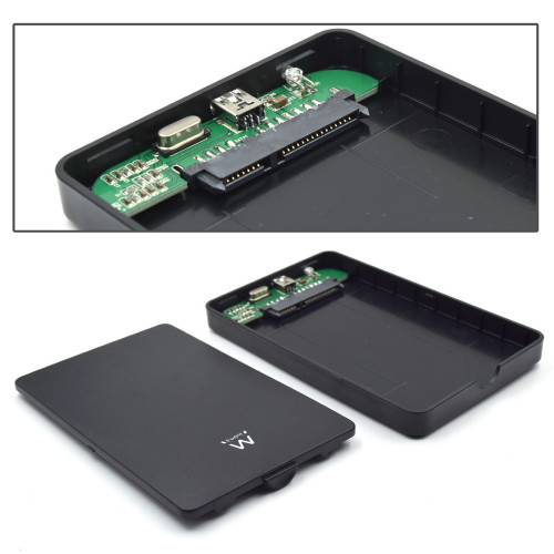 EWENT CARCASA HD 2.5" USB 2.0 SIN TORMILLOS. NEGRO (EW7030) - Imagen 5