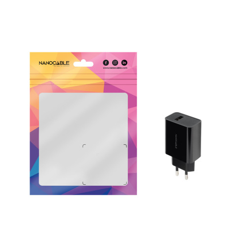Nanocable Cargador USB, 5V/2.1A, Negro - Imagen 3