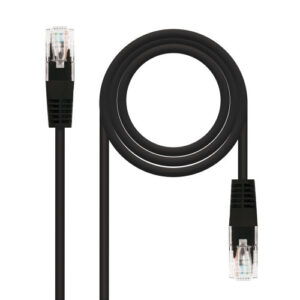 Nanocable Cable Red Latiguillo RJ45 CAT.6 UTP AWG24, Negro
