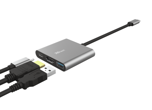 TRUST DALYX 3-IN-1 USB-C ADAPTER - Imagen 4