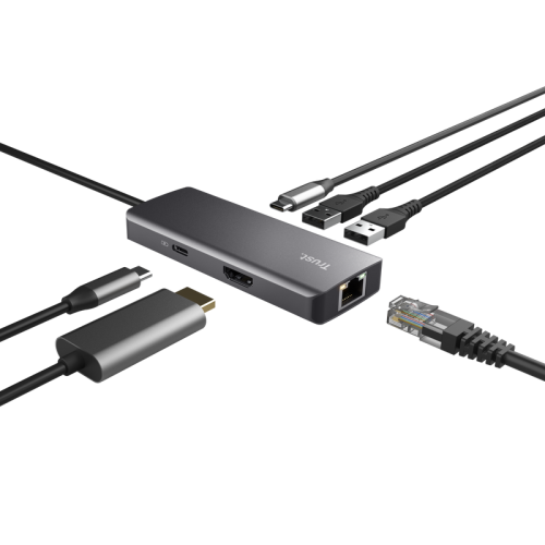 TRUST DALYX 6-IN-1 MULTIPORT ADAPTER - Imagen 3