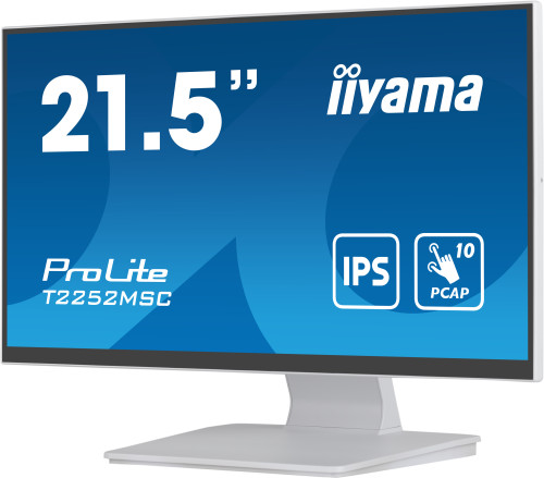 MONITOR IIYAMA 21,5" WHITE BONDED PCAP, 10P TOUCH WITH ANTI- - Imagen 6