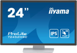 MONITOR IIYAMA 24" WHITE BONDED PCAP 10P TOUCH, 1920X1080