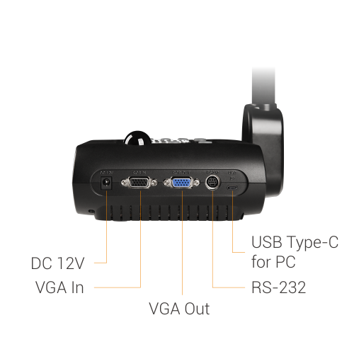 AVer F50+ cámara de documentos Negro 25,4 / 3,2 mm (1 / 3 - Imagen 8