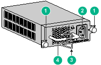 H3C - PSR75-12A-GL - 75W AC PLUGGABLE POWER SUPPLY MODULE