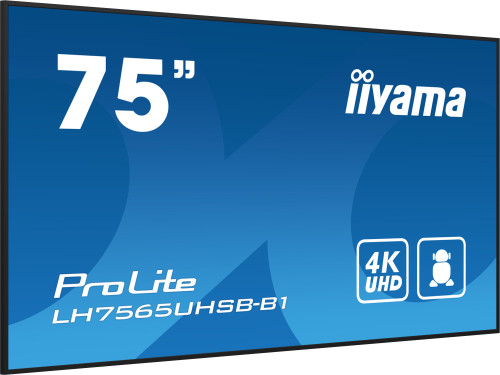 iiyama LH7565UHSB-B1 pantalla de señalización Diseño de - Imagen 4