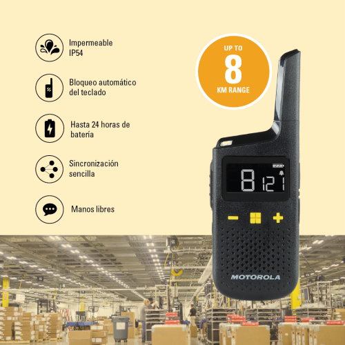 PACK 2 WALKIE TALKIE XT185 MOTOROLA 59XT185PACK - Imagen 13