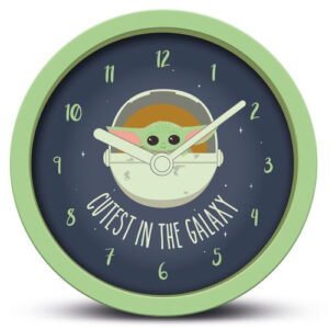 RELOJ DE SOBREMESA THE MANDALORIAN CUTEST IN THE GALAXY