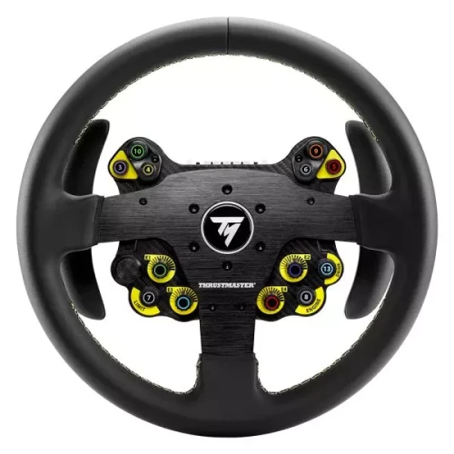 Thrustmaster Evo Racing 32R Leather Negro, Amarillo Volante - Imagen 2