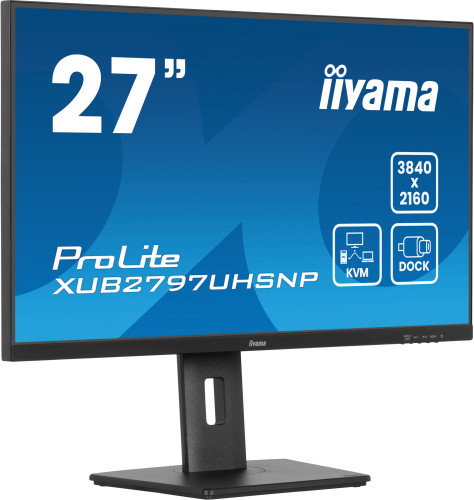 MONITOR IIYAMA 27 PULGADAS, IPS, DOCK, KVM, 96W, 3X3.2 1XC - Imagen 4