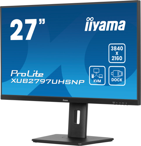 MONITOR IIYAMA 27 PULGADAS, IPS, DOCK, KVM, 96W, 3X3.2 1XC - Imagen 6