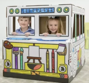 CASITA DE CARTÓN PINTAR Y JUGAR BANKERS BOX 100130976