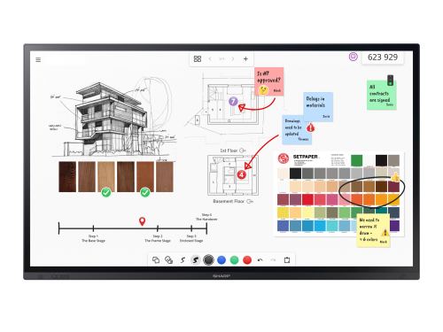 Sharp PN-LA652 Panel plano interactivo 165,1 cm (65") LCD - Imagen 2