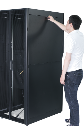 APC EASY RACK 600MM/42U/800MM WITH ROOF SIDE PANEL CASTORS - Imagen 6