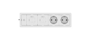 KRAMER CONNECT - ROOM CONNECTIVITY BASELINE, WHITE IN-TABLE,