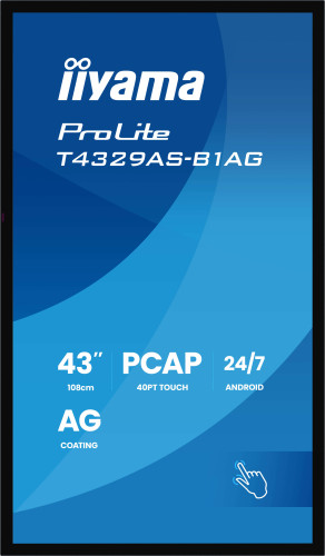 MONITOR IIYAMA 43" ALL-IN-ONE PCAP INTERACTIVE/ ANDROID - Imagen 4