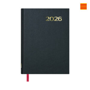 AGENDA 2026 SINTEX DÍA PÁGINA 14 X 20 CM. COLOR NEGRO CATALÁ