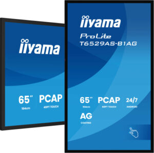 MONITOR IIYAMA TACTIL 65" 4K 20P TACTIL (T6529AS-B1AG) /