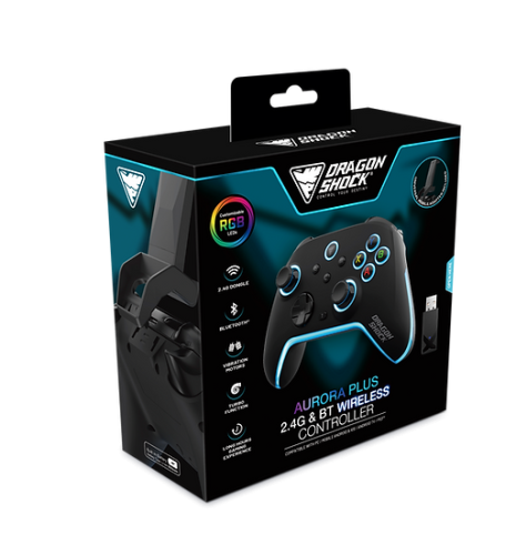 Dragonshock Aurora Plus Negro Bluetooth/RF/USB Gamepad Analó - Imagen 9