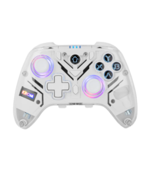 KROM KRYSTAL TRANSPARENTE , WIRELES BLUETOOTH O CABLE ,